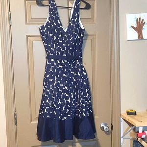 Nine west polkadot dress size 16